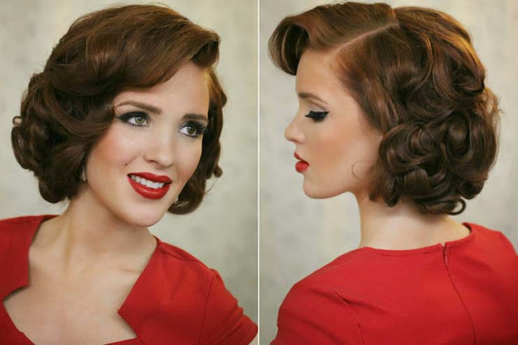 Pin curl perm