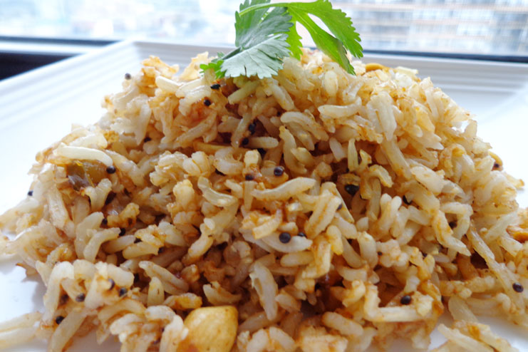 Arroz integral cocinado