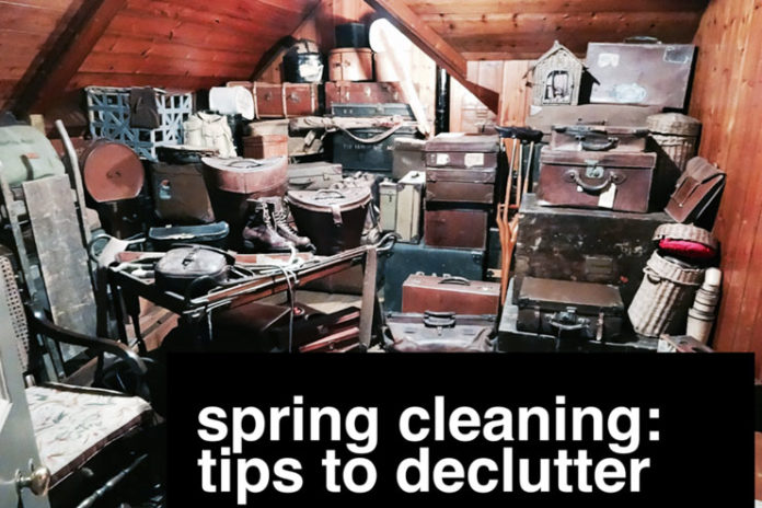 Spring clean and declutter