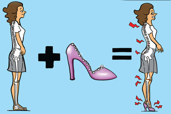 harmful effects of wearing high heels