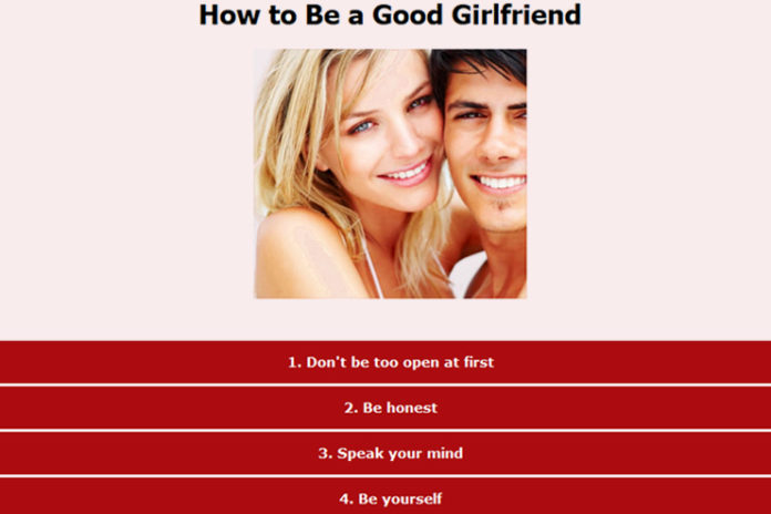 how to be a good girlfriend