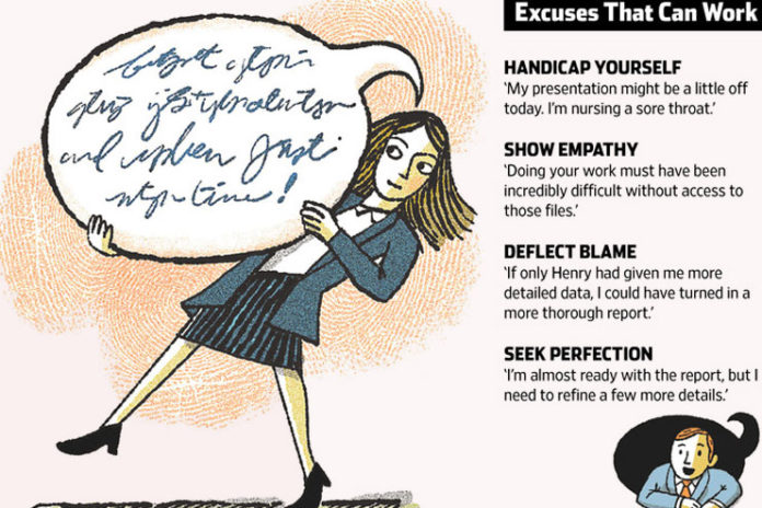 Top 30 excuses to get out of work