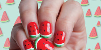 Some exciting watermelon nail designs Watermelon nail designs
