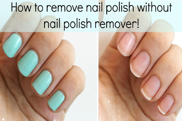 without nail polish remover
