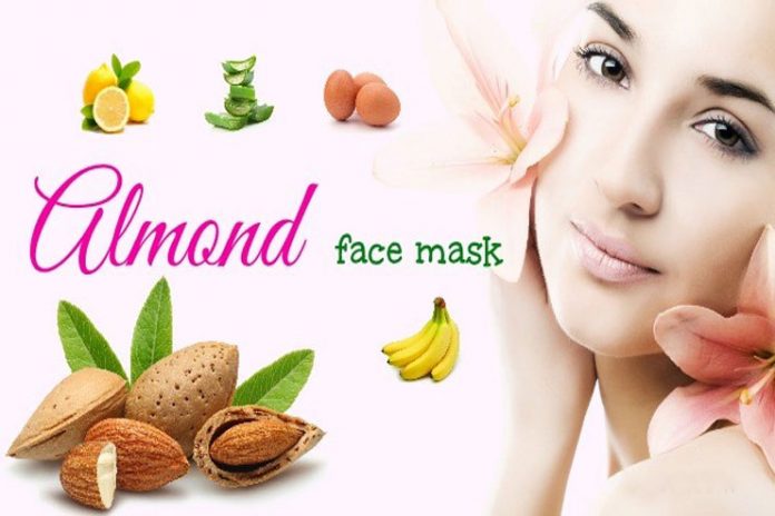 Homemade Almond face packs