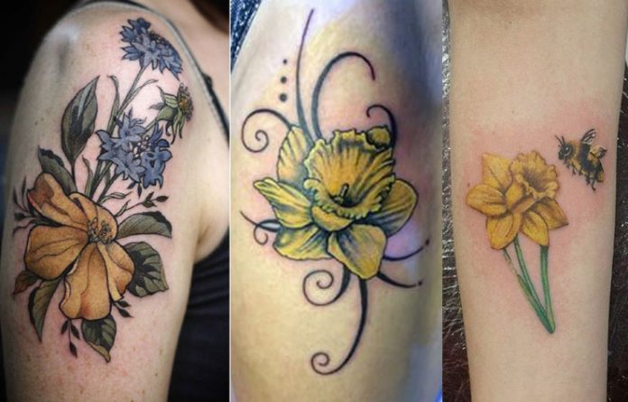 Daffodil Tattoos Designs