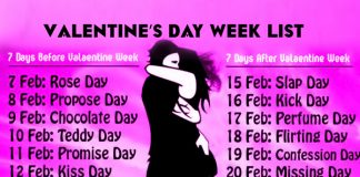 Have You Read About Valentine’s Day Week List Yet? (An Interesting And Insane Compilation)
