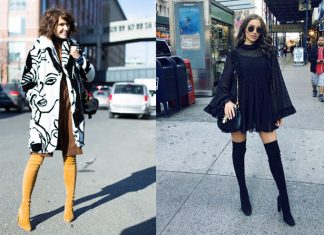 13 Brilliant Ways To Rock The Over The Knee Boots This Season! over the knee boots