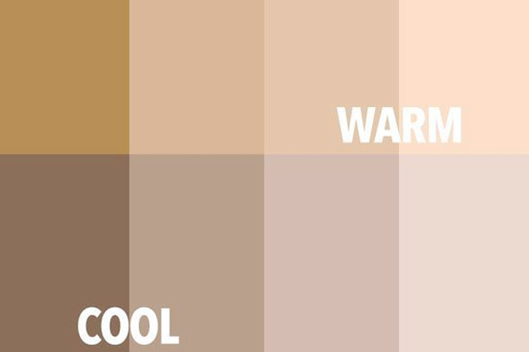 Warm and Cool Skin tone