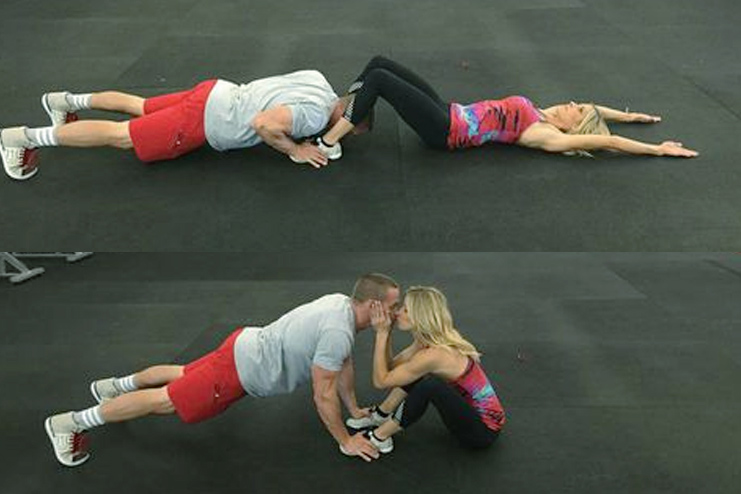 Couple Crunches Workout