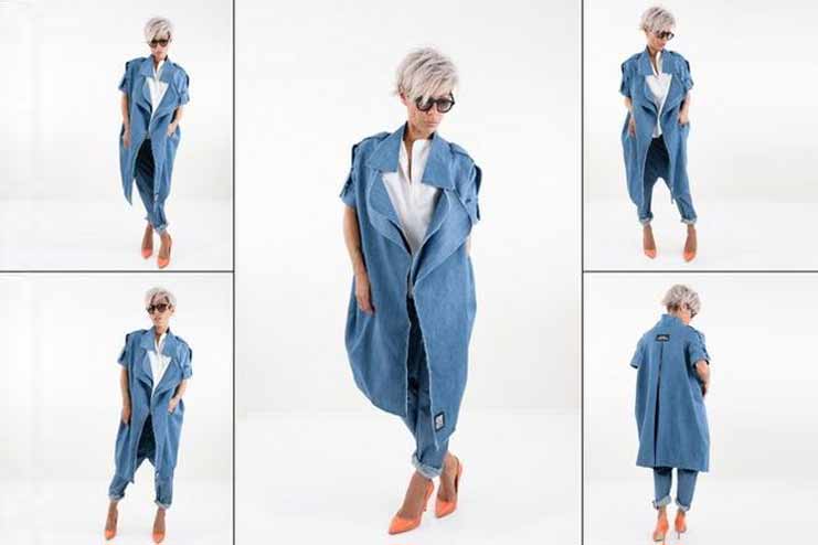 Denim Trench Coats