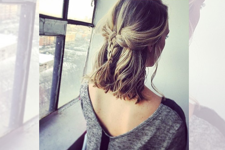 Half-French-Braid