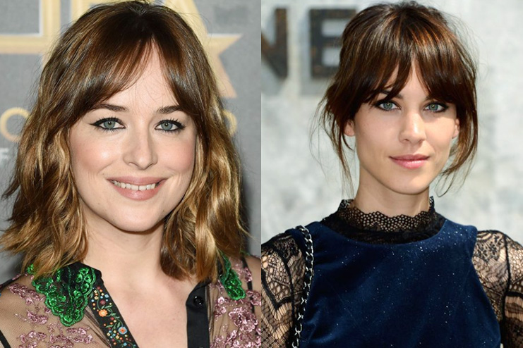 V- Fringe Hairstyles