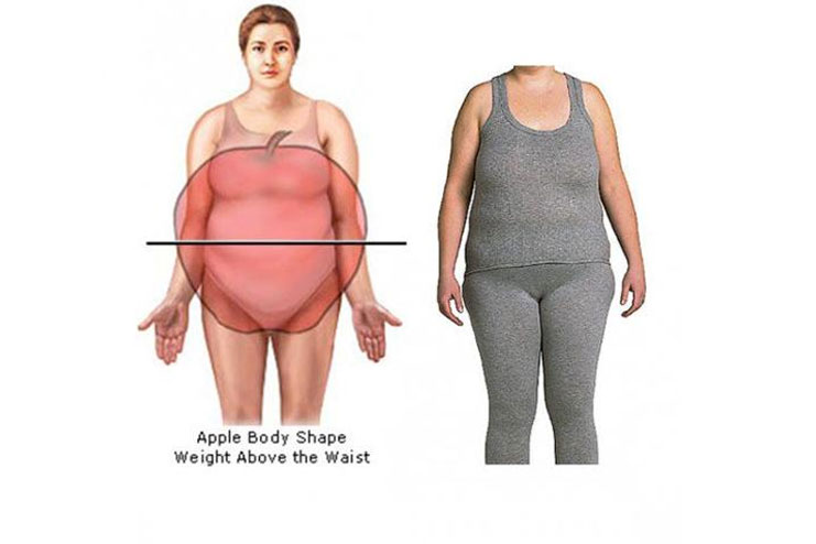 Apple Shaped Body Type