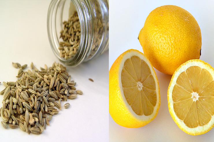 Fennel seeds and lemon toner