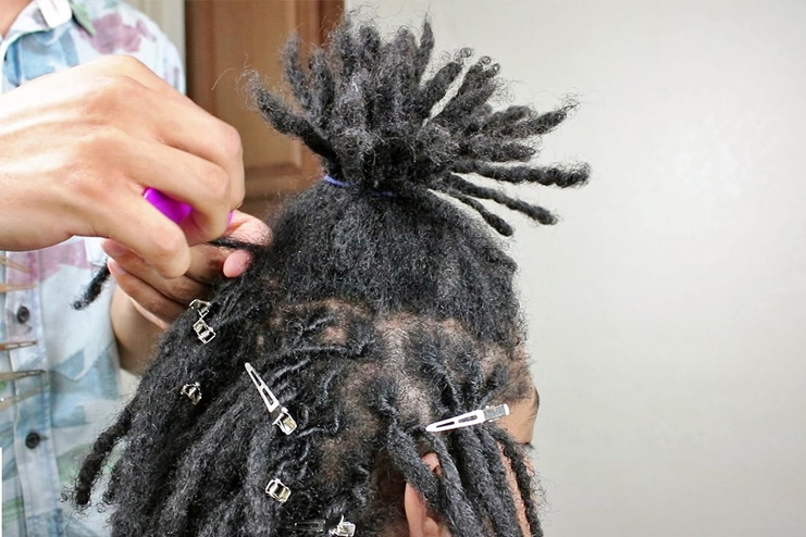 Twisting Dreadlocks