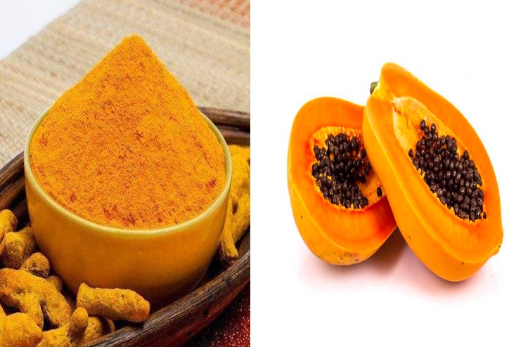 Turmeric-Powder-Papaya