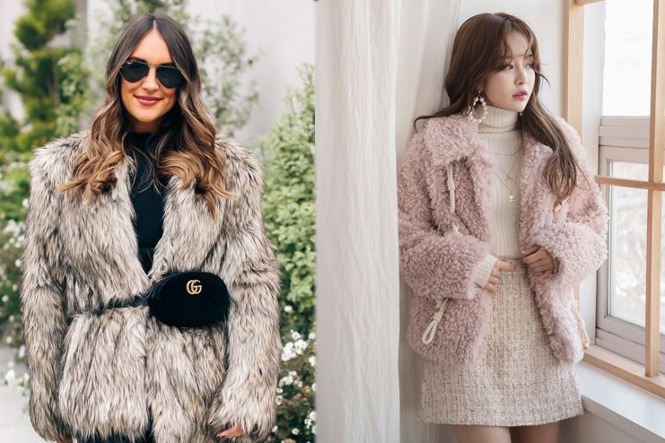 Wear On All The Faux Fur Dresses