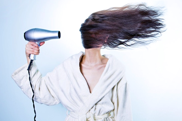 Do The Last Bit Of Moving A Hair Dryer On Your Hair