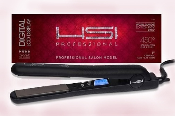 HSI Professional Digital Ceramic Flat Iron with Tourmaline