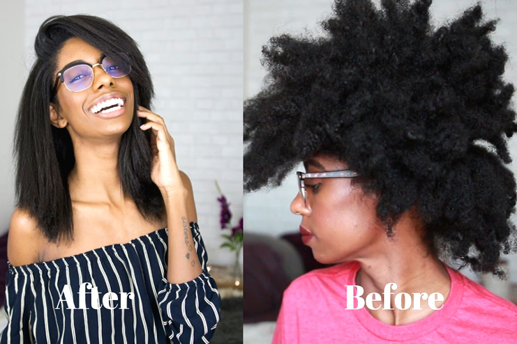 Tips for flat ironing natural hair