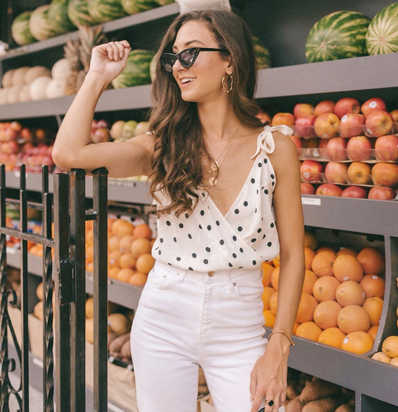 White-Polka-Dots-Top