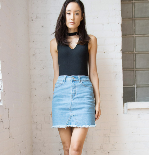 Denim-Skirts