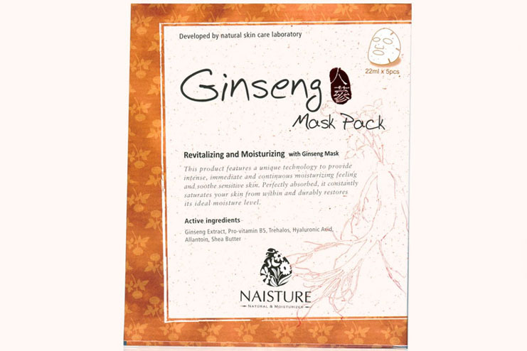 Naisture Ginseng Mask Pack