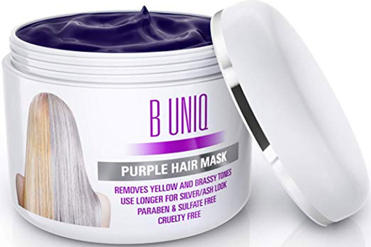Purple Hair Mask For Blonde Platinum and Silver Hair
