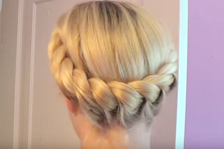 Crown Braid Hairstyle