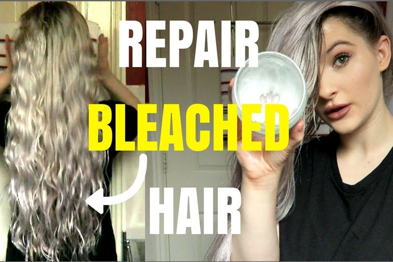repair bleach blonde hair