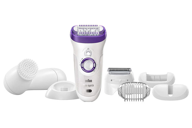 Best Waterproof Epilator Braun Silk-Epil 9 9-579 Facial Epilator