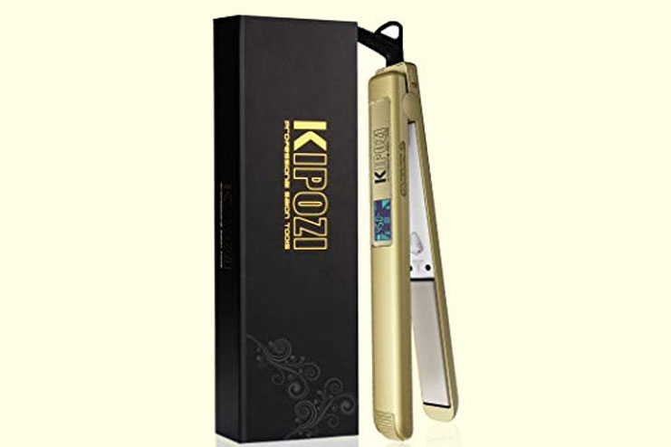 KIPOZI 1 Inch Pro Nano-Titanium Flat Iron