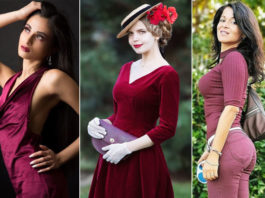 26 Glamorous Makeup Ideas For A Burgundy Dress – A Classic Style! Makeup Ideas For A Burgundy Dress