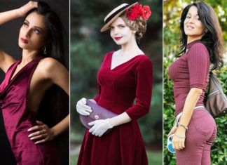 26 Glamorous Makeup Ideas For A Burgundy Dress – A Classic Style! Makeup Ideas For A Burgundy Dress
