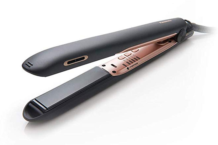 Panasonic Nanoe Hair Styling Iron EH-HS99-K Hair Straightener Best for Coarse Hair