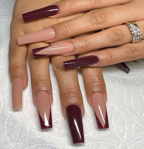 Perfect Nail Polish Shades For A Burgundy Dress