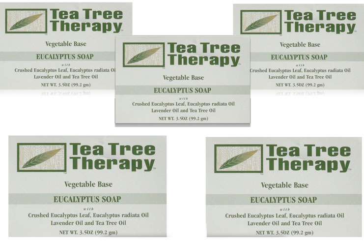 Tea Tree Therapy Vegetable Base Bar Soap Eucalyptus