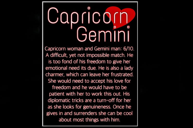 Gemini And Capricorn