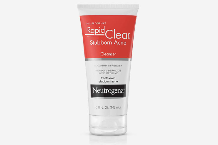 Best For Acne Neutrogena Rapid Clear Acne Cleanser With Benzoyl Peroxide