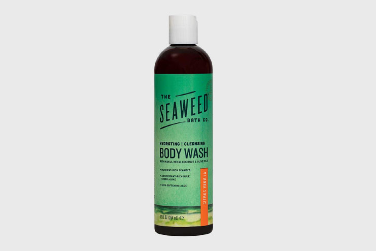 Best For All Skin Types Seaweed Organic Body Wash Citrus And Vanilla