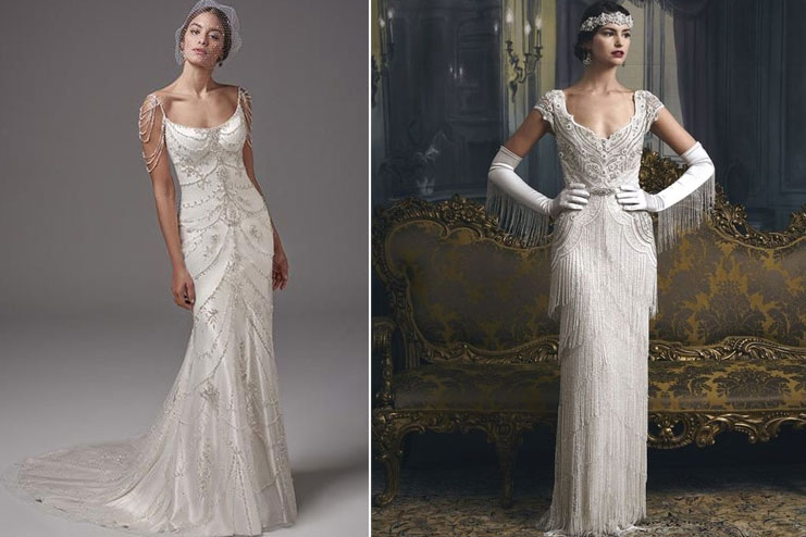 Ravishing Antiquated Wedding Gown