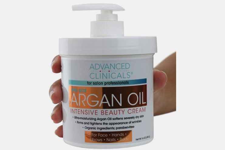Advanced Clinicals Spa Size Pure Argan Oil Intensive Beauty Cream