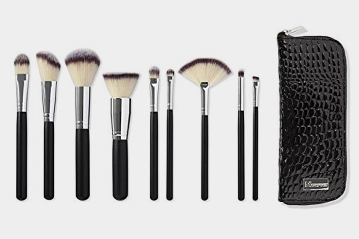 Morphe 9 Piece Deluxe Vegan MakeUp Brush Set