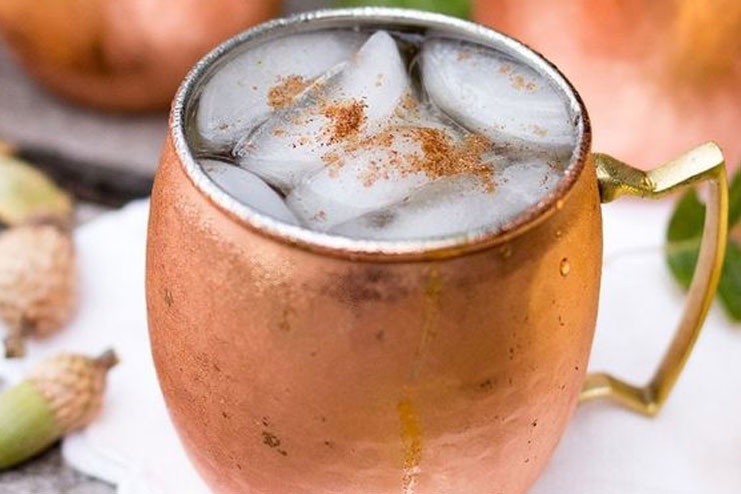 Pumpkin Spice Moscow Mules