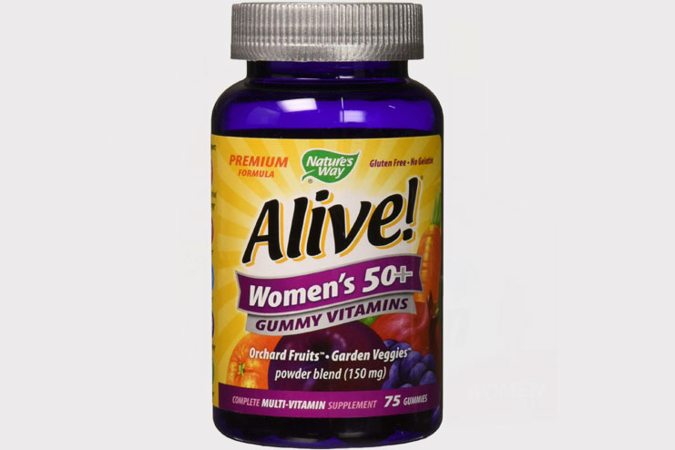 Natures Way Alive Womens 50 Premium Gummy Multivitamin