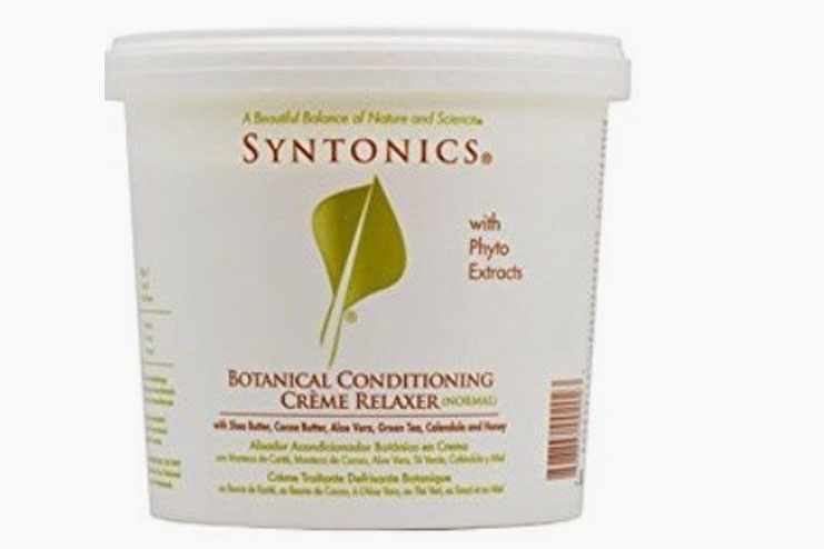 Syntonics Botanical Conditioning Creme Relaxer Best Hair Relaxer For Sensitive Scalp