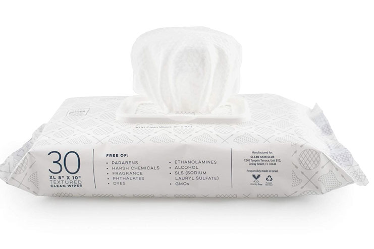 Clean Skin Club XL Clean Wipes