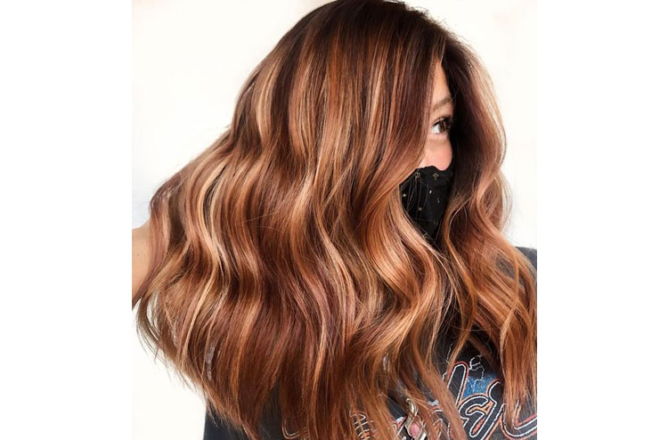 Cinnamon brown hair color