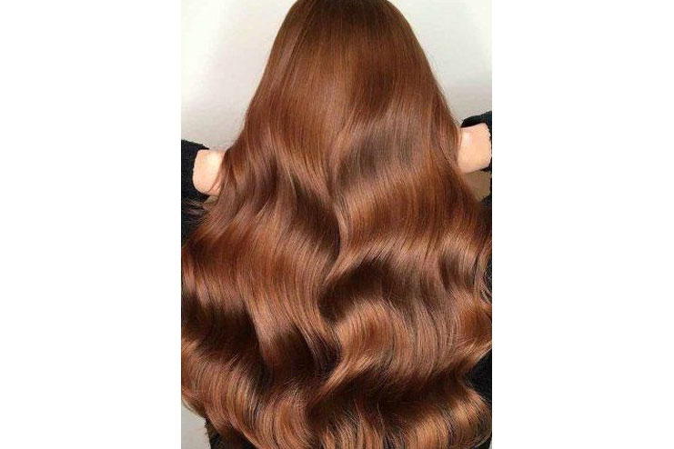 Copper brown hair color